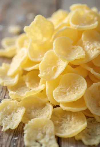 Kartoffelflager som køkkeningrediens i skål, drysset med grydeske