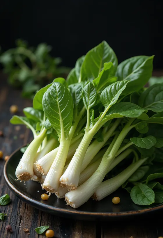 Friske solsikkespirer på en tallerken.