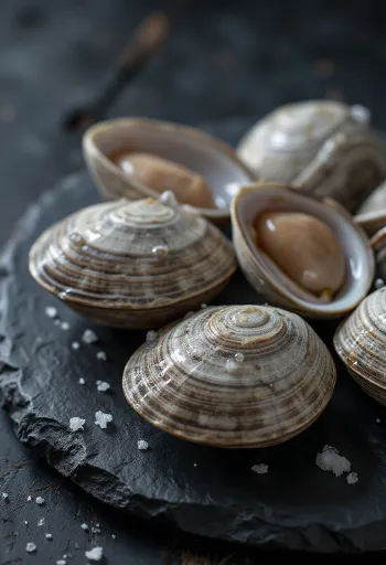 Åbne Quahog muslinger