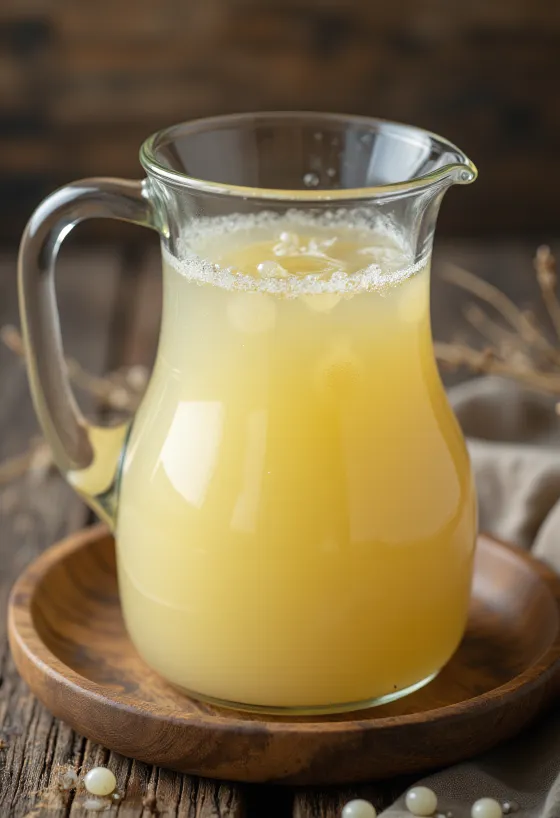 Syret valle i glasskål