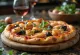 Klassisk Frutti di Mare pizza serveret