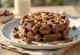 Mælkechokoladevaffel med smeltet chokolade og chokoladestykker