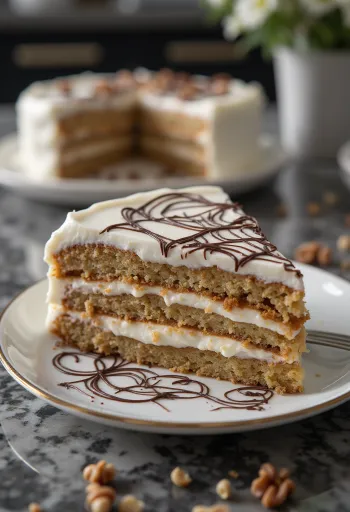 Esterházy kage serveret