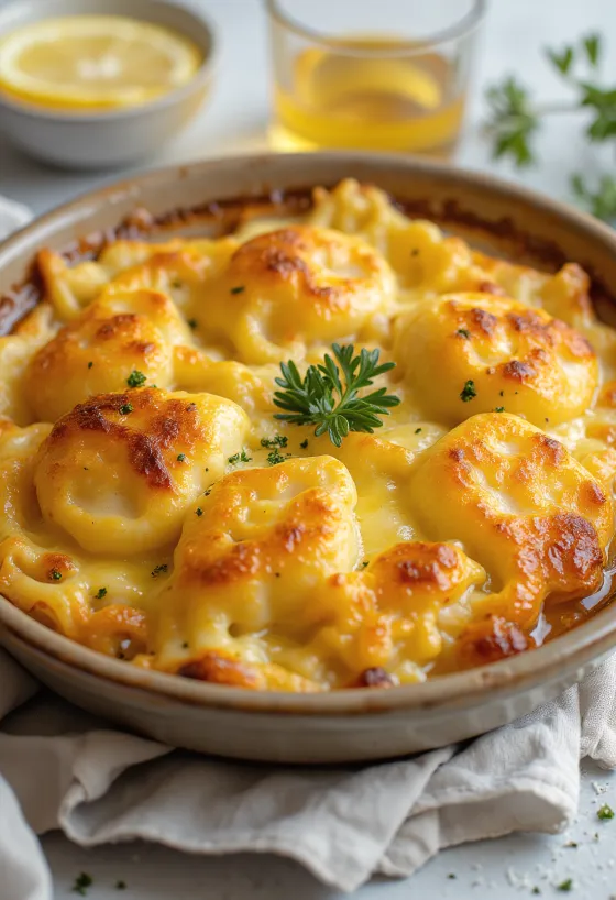 Saganaki med kefalotyri ost, med gyldenbrun skorpe, serveret med citron