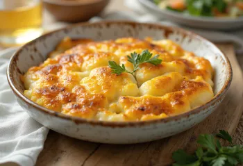Saganaki med kefalotyri ost, med gyldenbrun skorpe, serveret med citron