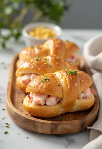Lobster Roll Doughnut frisk serveret