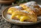 Vaniljestrudel serveret
