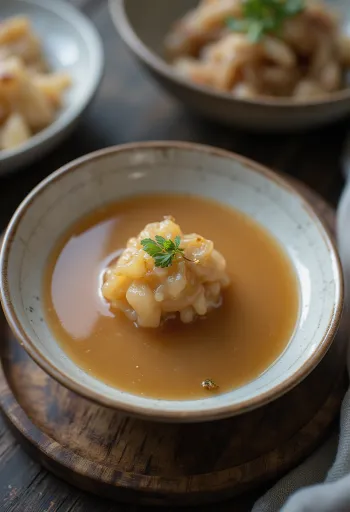 Misosauce serveret med grillede grøntsager