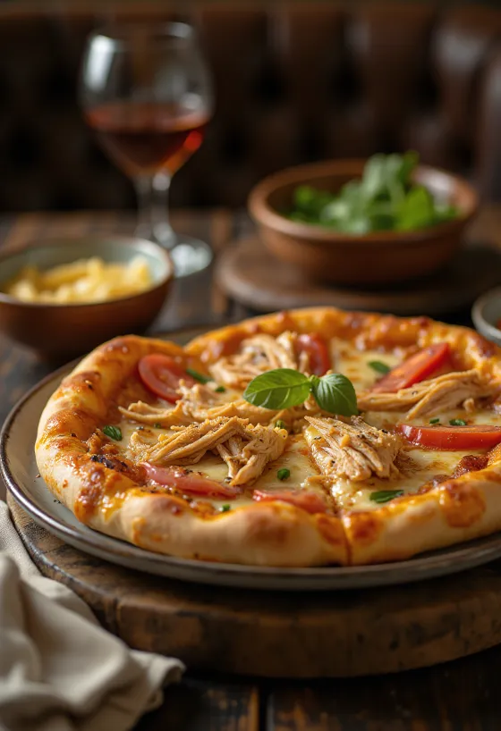 Pizza Nigérienne serveret