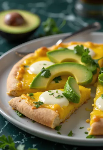 Pizza Peruana serveret