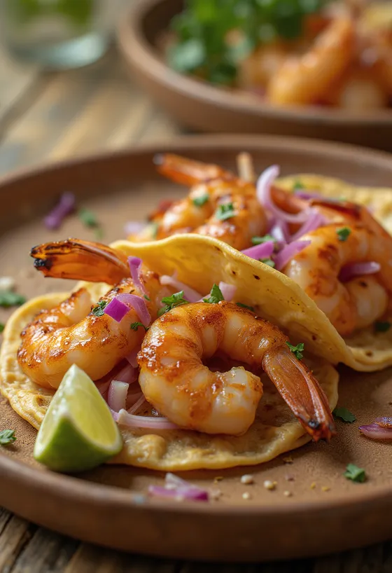 Rejetacos med tamarindsauce