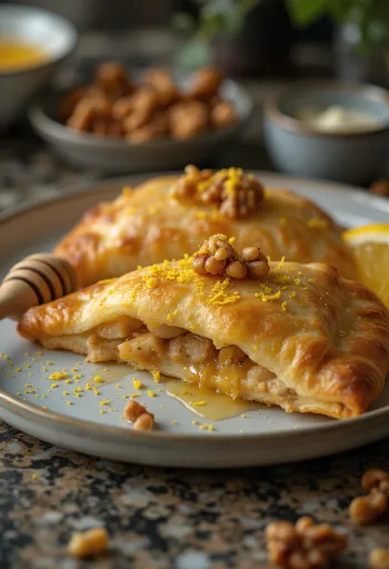 Citron-honning calzone friskbagt