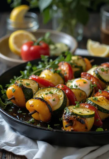Sebzeli Kebab med grillede grøntsager