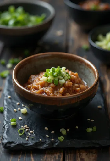 Ssamjang-sauce serveret med grillmad