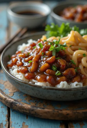 Hoisin-sauce serveret med asiatiske retter