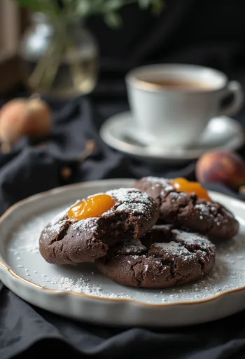 Kakaolinzer serveret