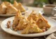 Samosa med hasselnød og vanilje