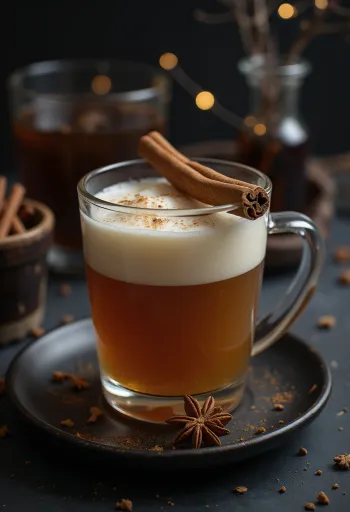 Egefadslagret cider serveret i glas