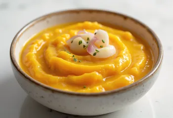 Quibebe med løg og hvidløg, tyk og lækker suppe
