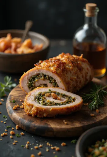 Sardinsk Porchetta, italiensk traditionelt svinekød med sprødt skind