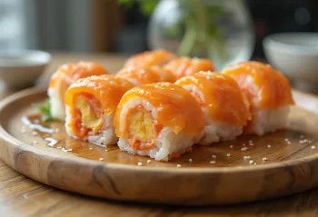 Kimchi gimbap koreansk mad med grøntsager og frisk kimchi
