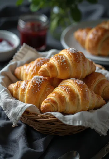 Friskbagt mini croissant
