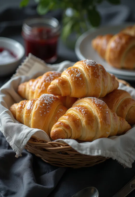 Friskbagt mini croissant