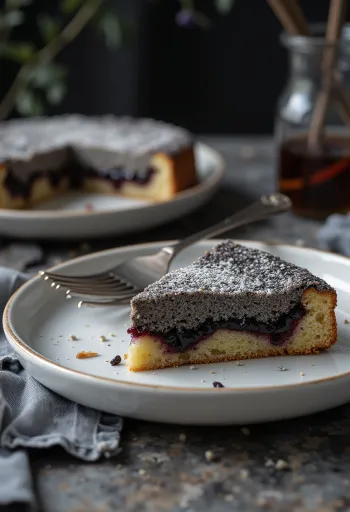 Klassisk birkeskage serveret