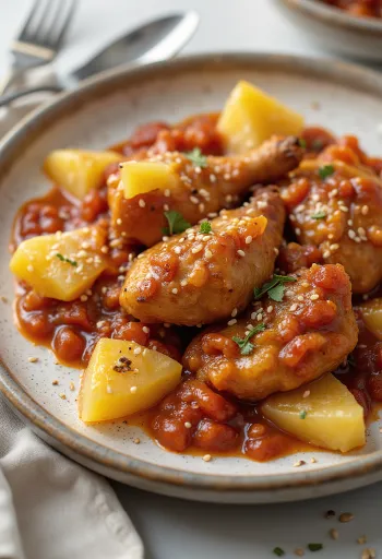 Mole manchamanteles serveret med kylling, creme fraiche og mandler