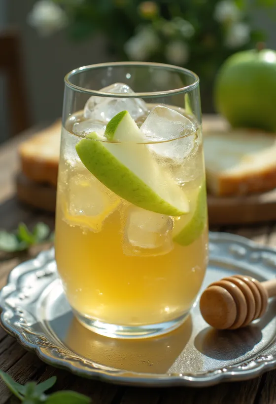 Engelsk tør cider frisk serveret