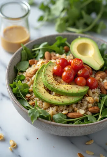 Avocado-lime Buddha bowl