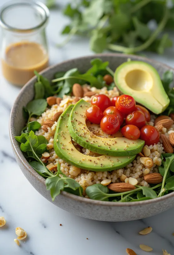 Avocado-lime Buddha bowl
