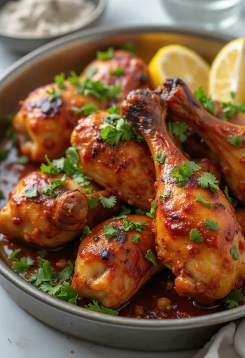 Tandoori kylling serveret med naanbrød og salat