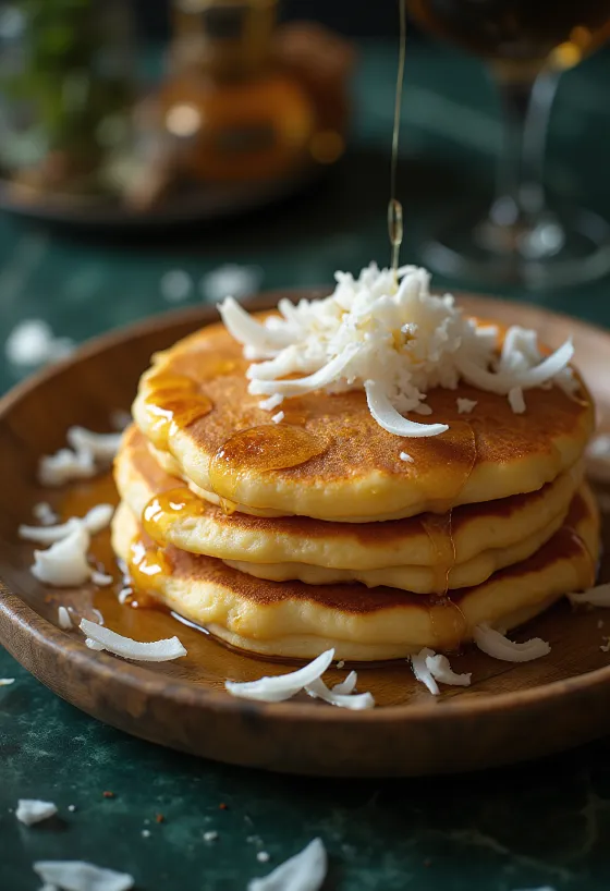 Coconut Pancake kokospandekage med honning