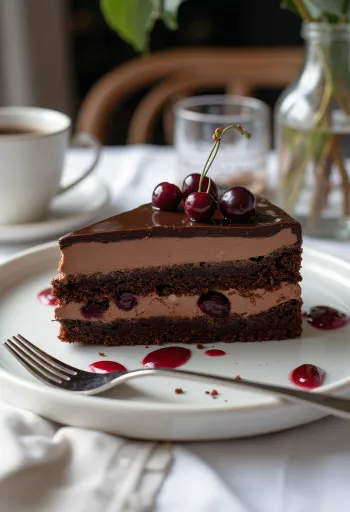 Lúdláb-kage serveret