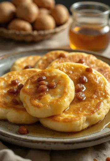 Chebab Emiratisk pandekage serveret