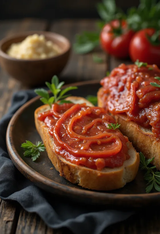 Sobrassada pølse skåret i skiver