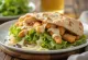 Kylling caesar salat pita med croutoner og dressing