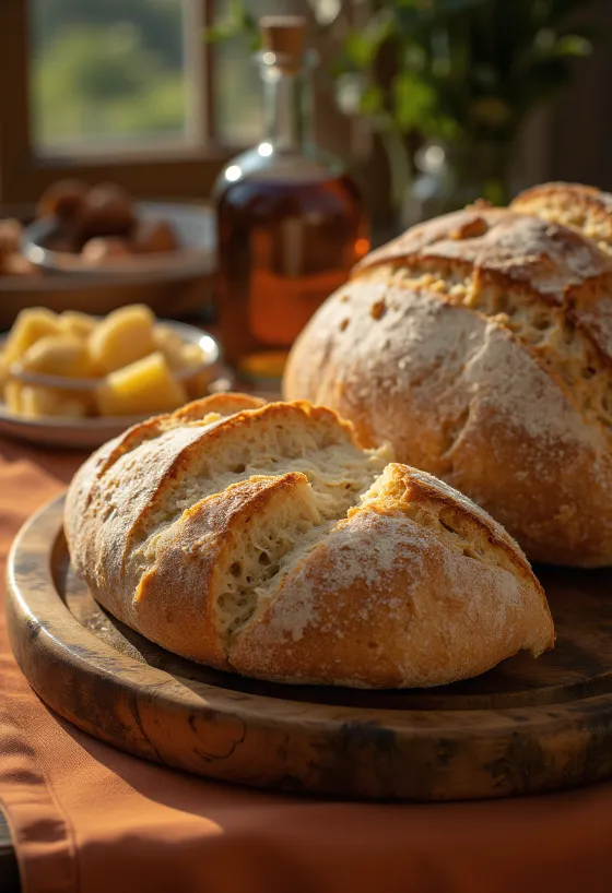 Friskbagt Pane di Altamura italiensk DOP-brød