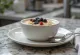 Havremælk baseret panna cotta i glas