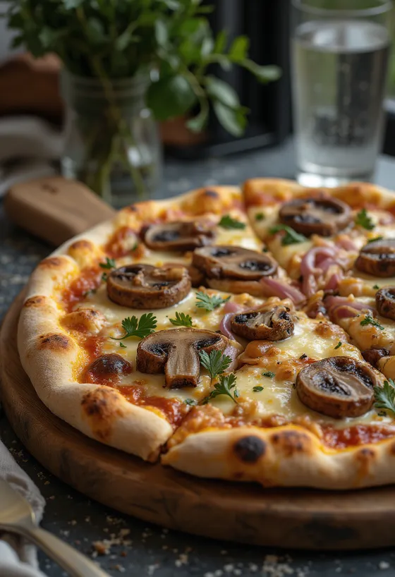 Sibirisk pizza med vildtkød