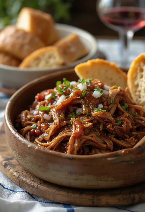 BBQ pulled pork serveret i frisk bolle med surkål