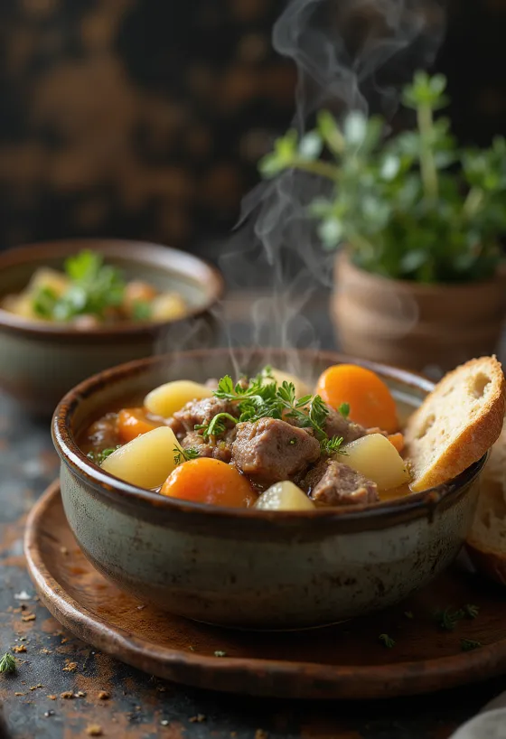 Irish Stew, traditionel irsk lammegryde med grøntsager