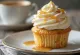 Friskbagte banan-karamel cupcakes