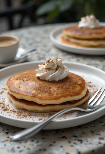 Kaffepandekager serveret