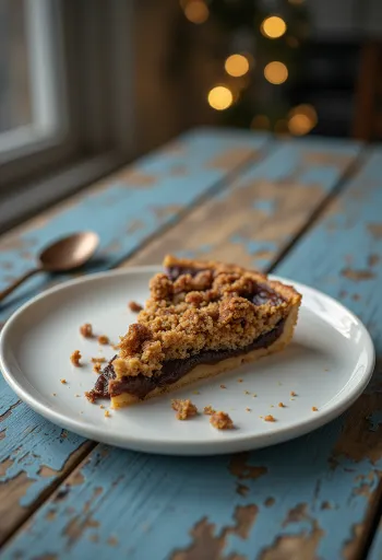 Treacle tart med chokolade