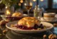 Cobbler med valnødder, serveret med sprød dej og bær