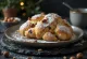 Hasselnødde Stollen i skiver drysset med flormelis