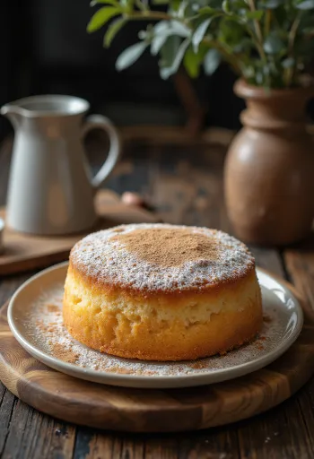 Kanelrørekage skåret i skiver serveret