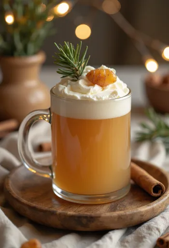 Granskudscider serveret i glas